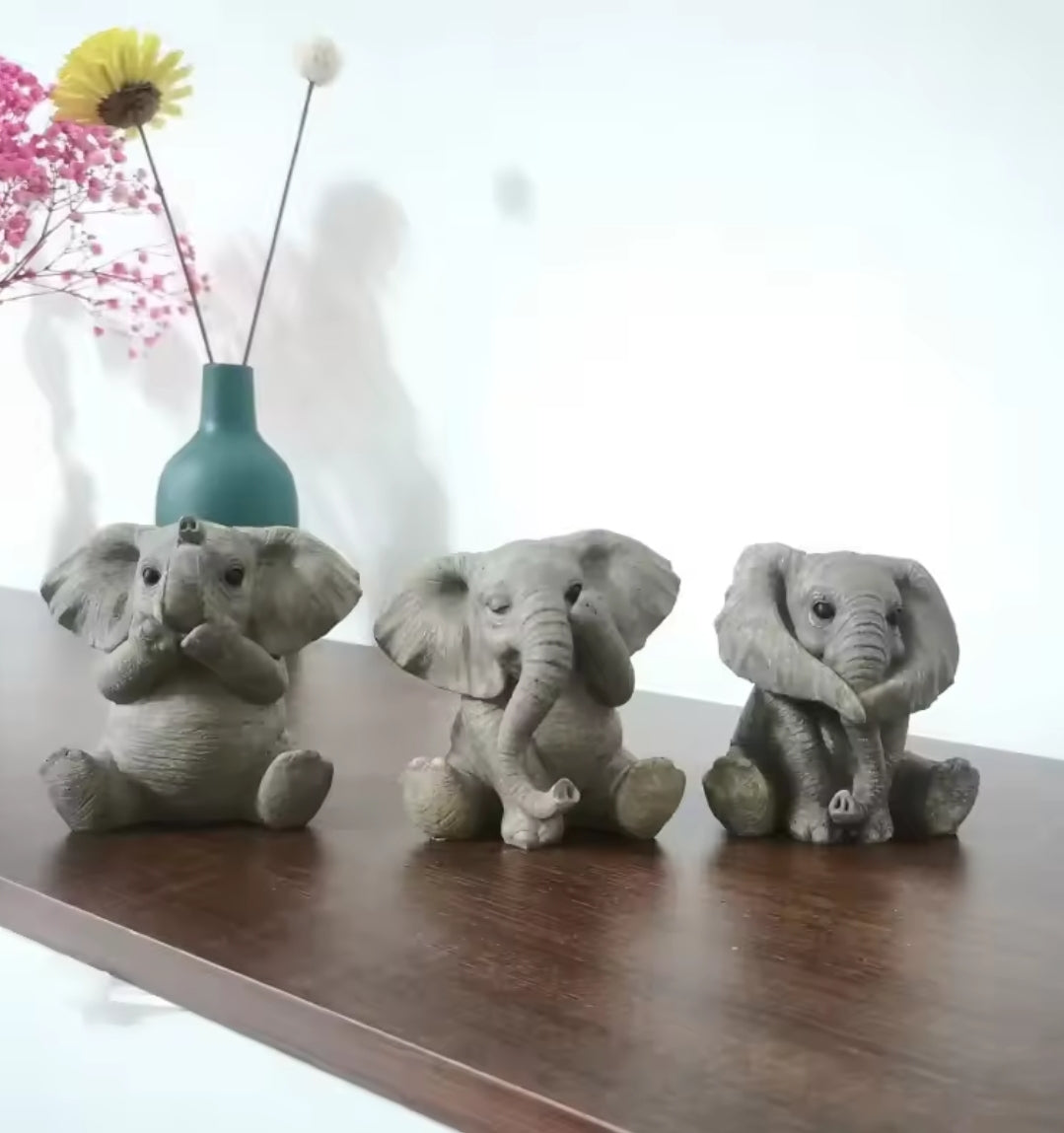 Hear/Speak/See No Evil Set of 3