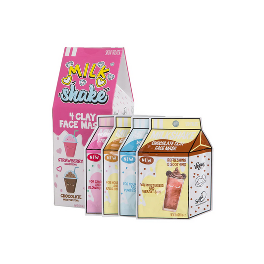 4 Pack Milk Shake Mask Set