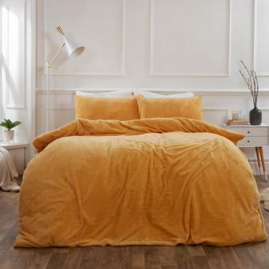 Mustard Teddy Duvet