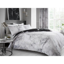 Marble Print Double Bedding Set