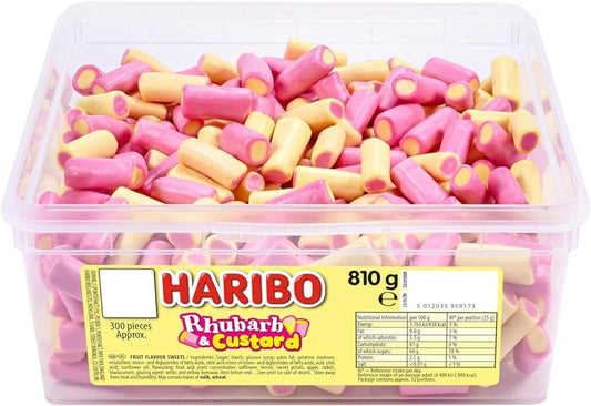 RHUBARB & CUSTARD TUB (HARIBO)