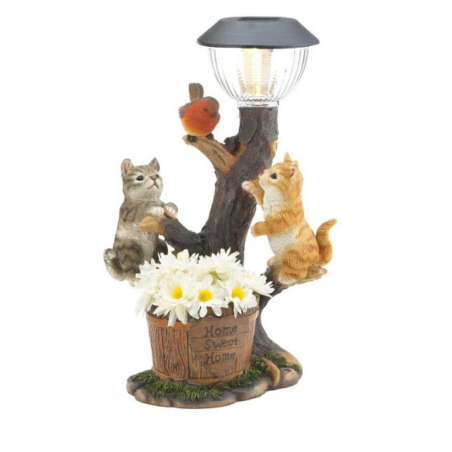 Cats & birds Solar light