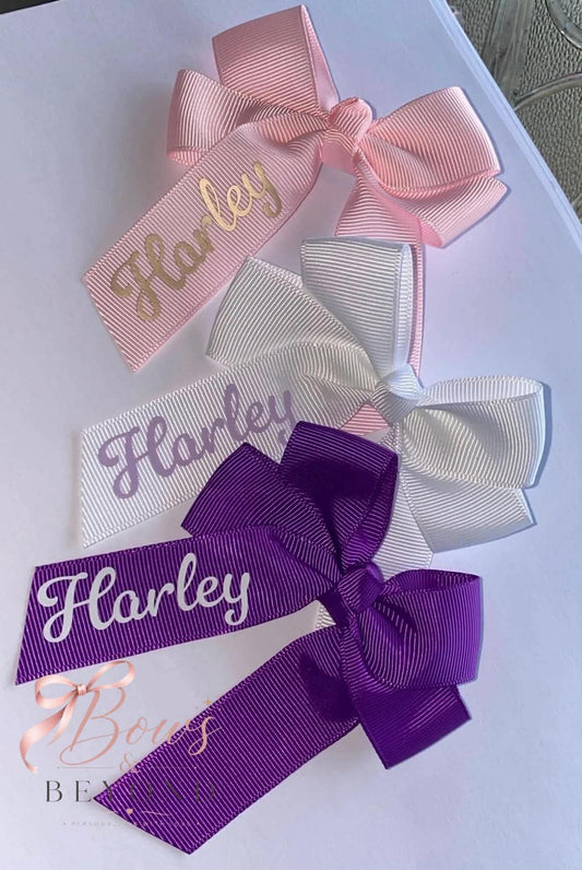 Personalised Ribbon Bows