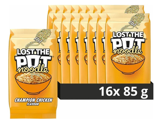 Lost The Pot Chicken Flavour Noodles 16x 85 g