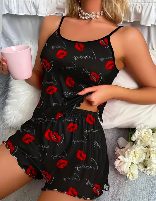 Ladies Pyjama Short Set