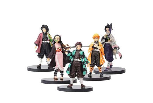5pc demon slayer figures