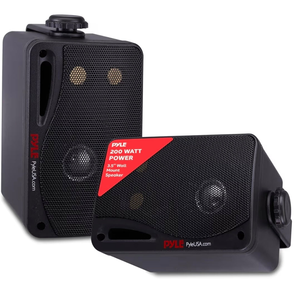 Pyle Wireless Bluetooth Outdoor Speaker Pair, 300W Dual System
