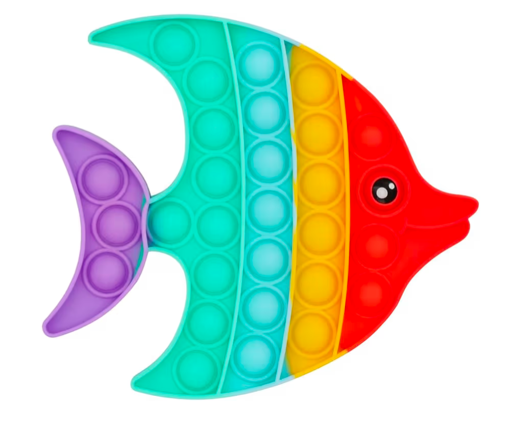 Rainbow Fish Pop it