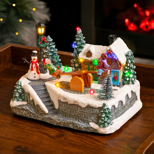 See-Saw Christmas Scene