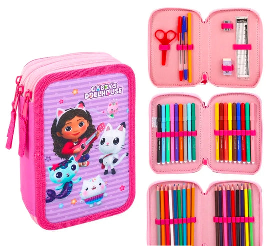 Gabby 3 Layer Pencil Case