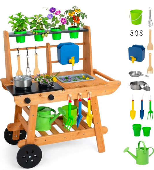 Mud Kitchen With Wheels