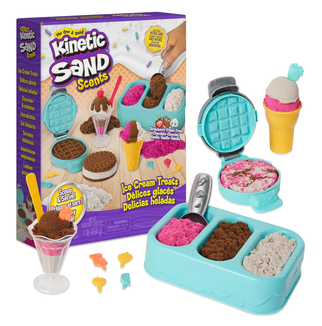Kinetic Sand Scents, Ice Cream Treats Playset