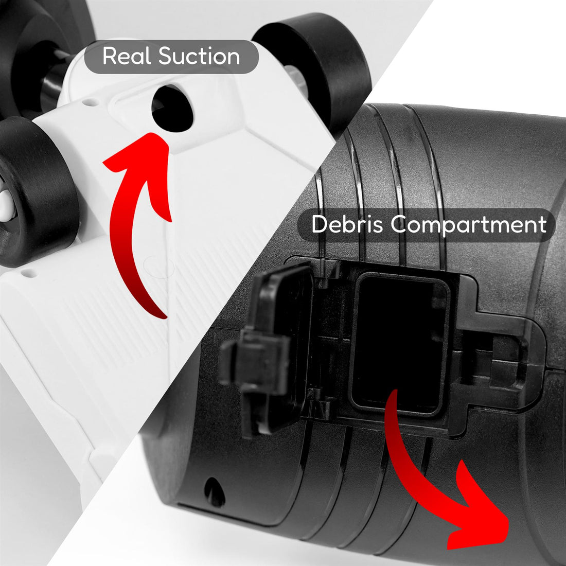 Kids Toy Hoover with Suction and Sounds