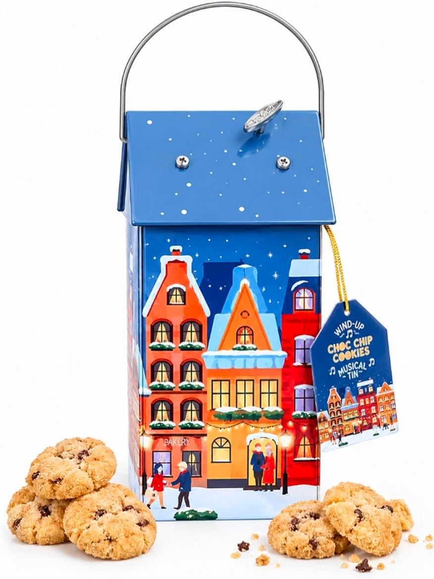 Musical Tin With cookies
