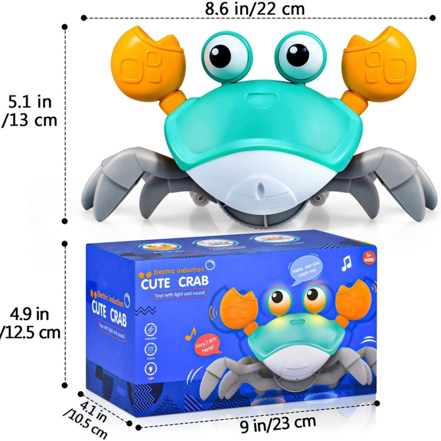 Dancing Crab Toy With Music and Led Light up