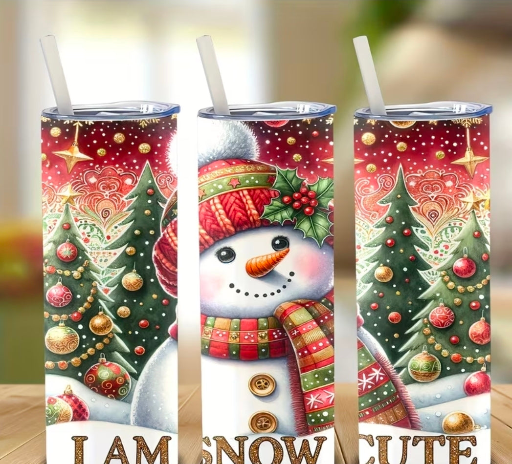 I Am Snow Cute Tumbler