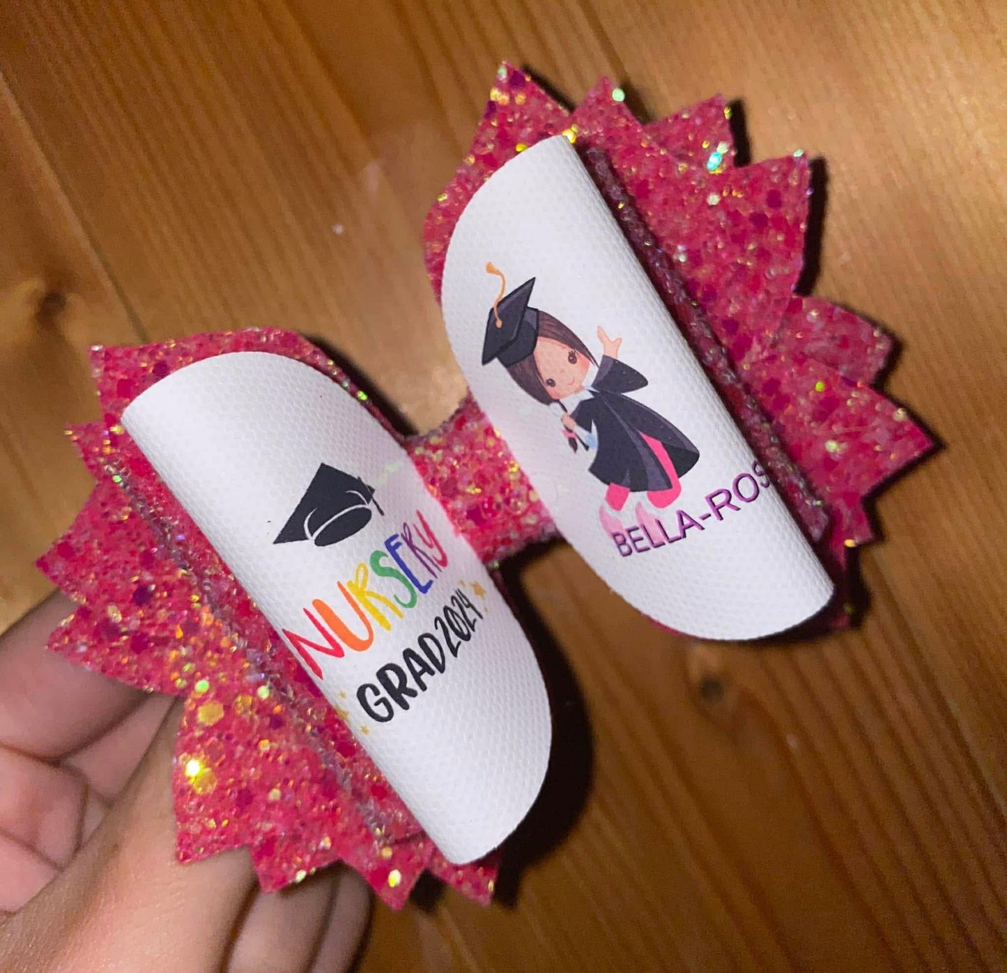 Personalised Nursery Graduate Hair Bow