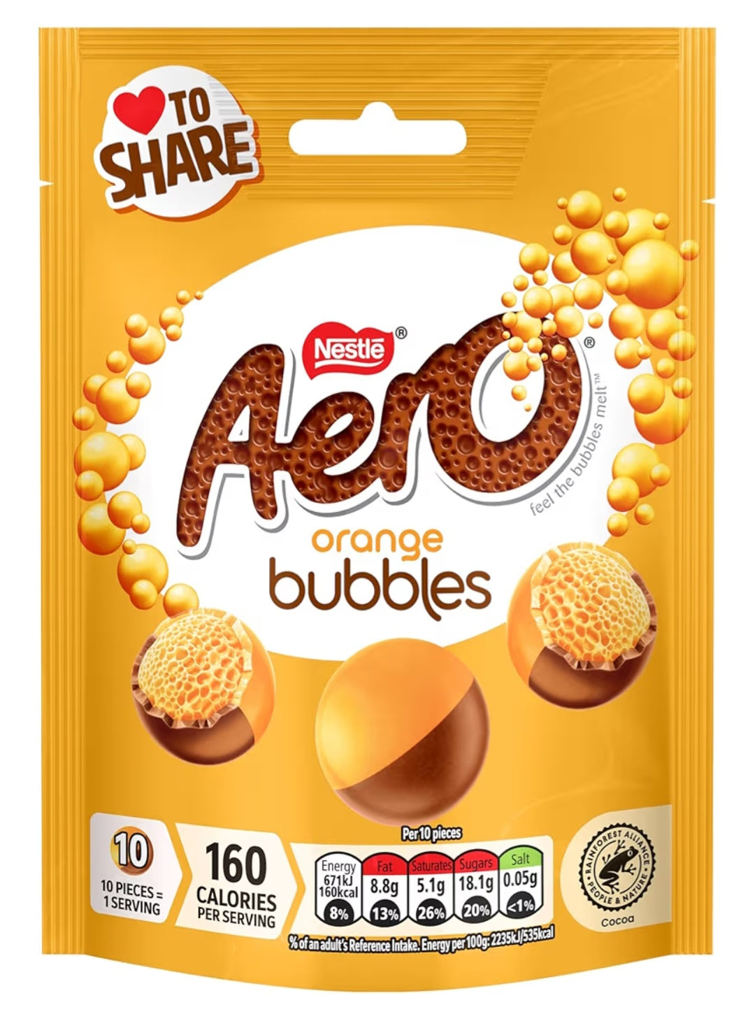 Orange Aero Bubbles