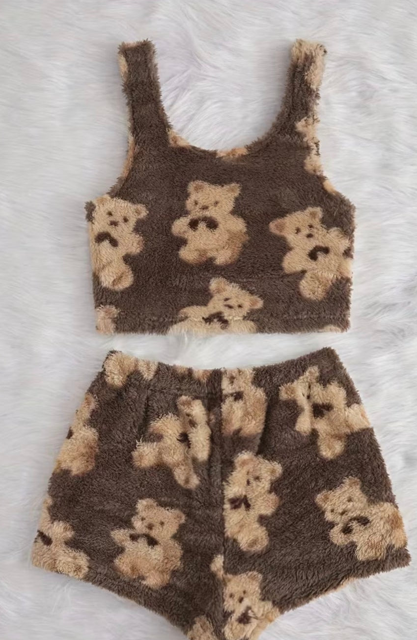 Ladies Fleece Pyjamas
