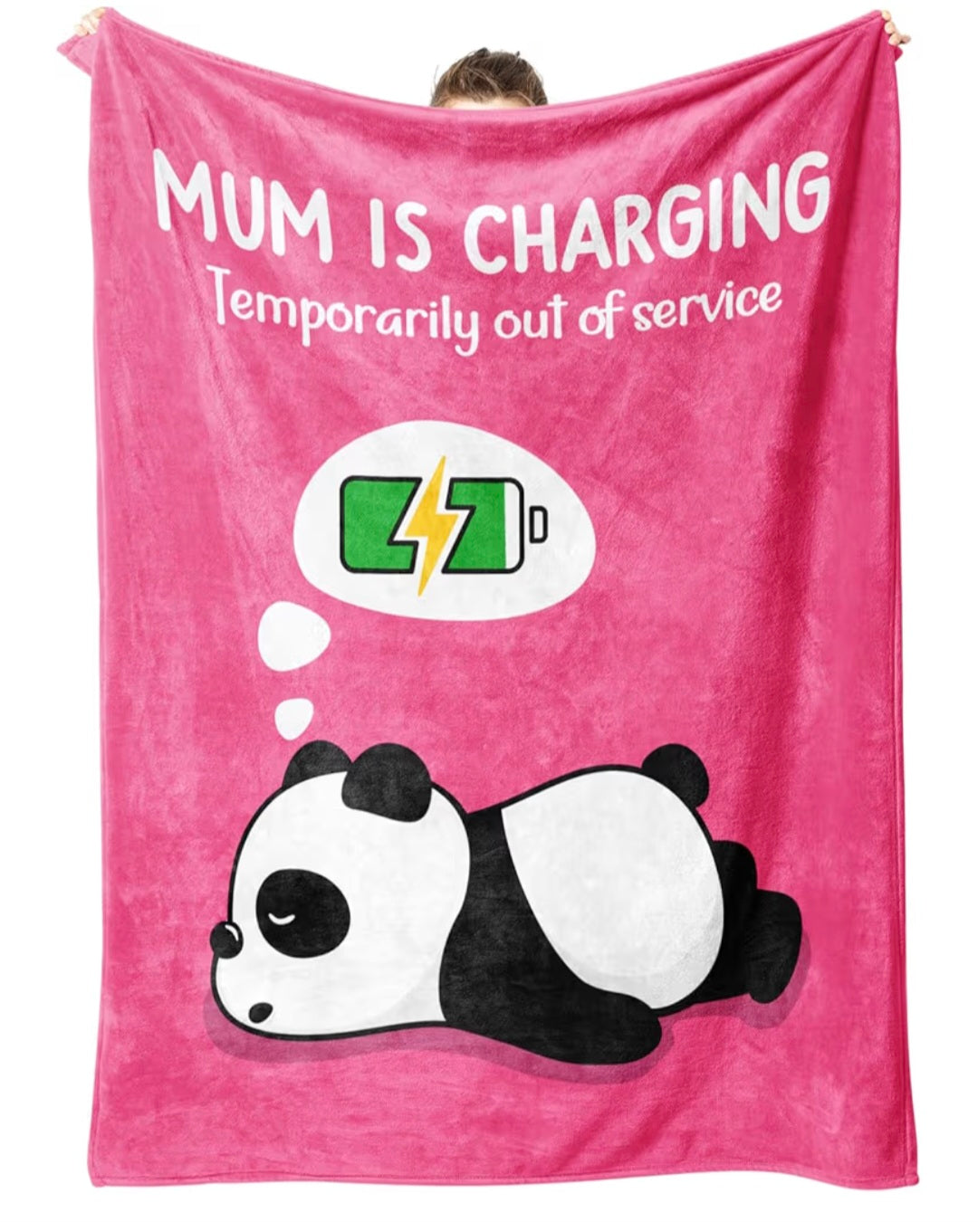 Mum is charging blanket