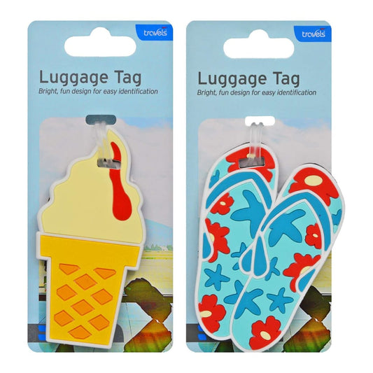 Summer Travels Luggage Tag Assorted