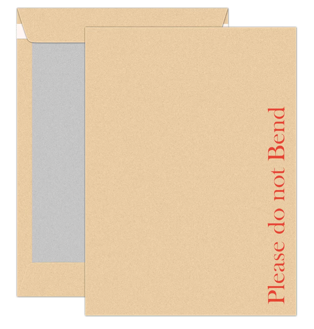 A4 hardback postage envelope - 20 pack