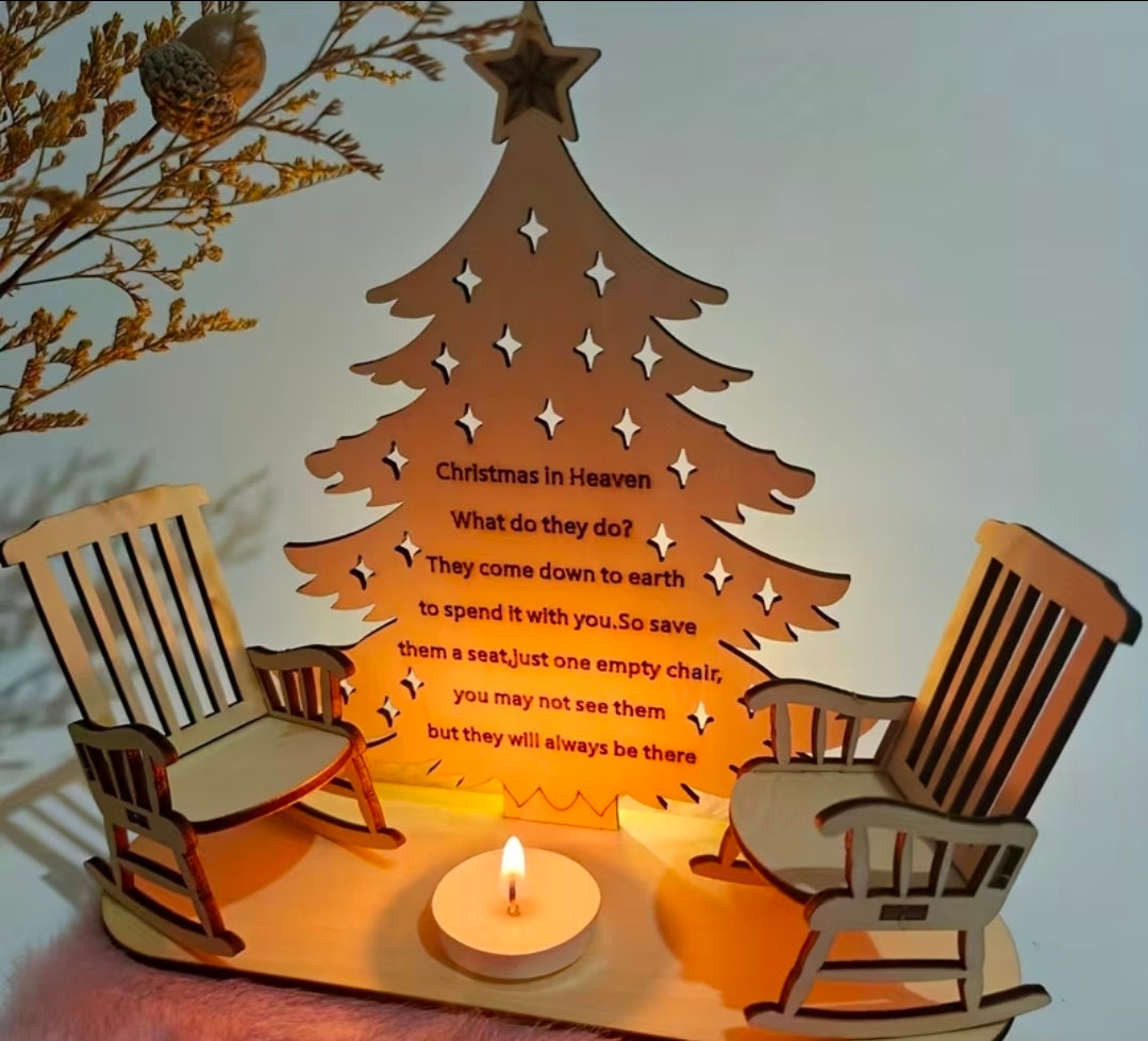 Christmas In Heaven Tealight Holder