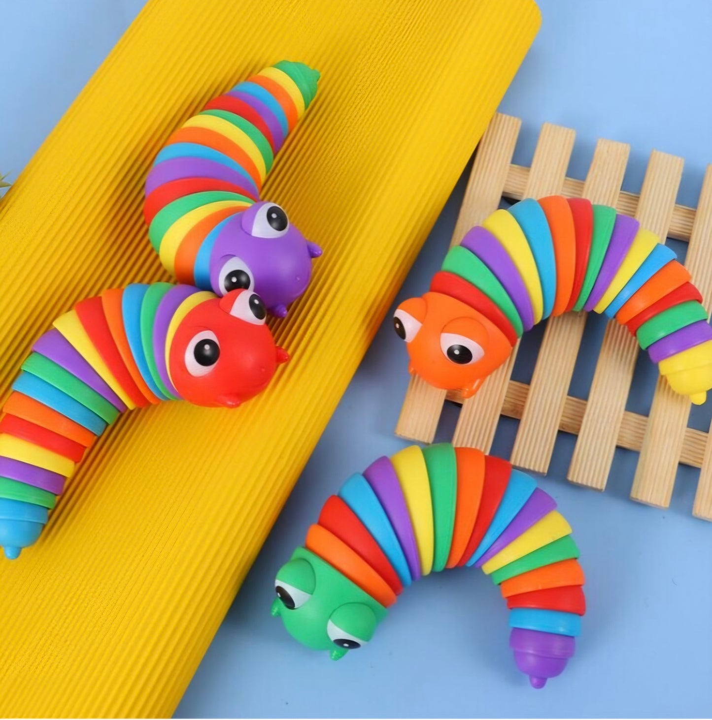 Anti Anxiety Kids Fidget 3D Finger Slug Caterpillar