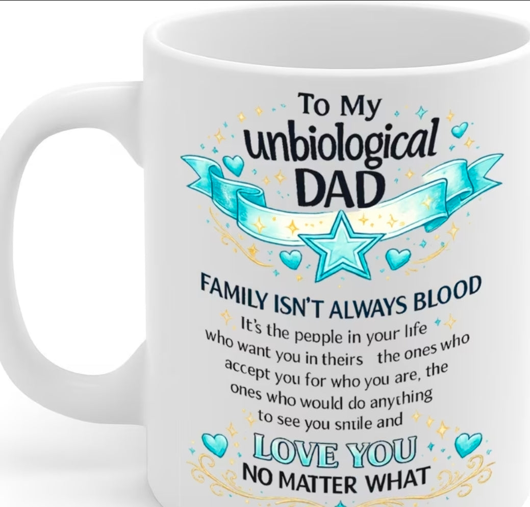 Unbiological Dad Mug