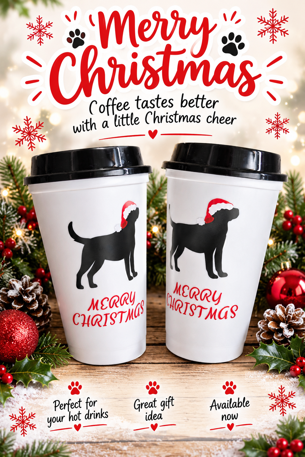Dog Christmas Travel Mug