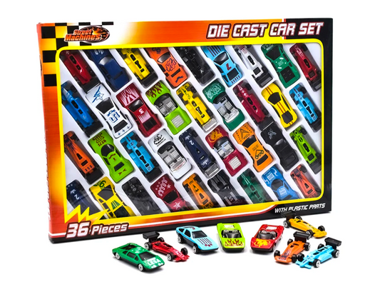 36pcs Die Cast Cars