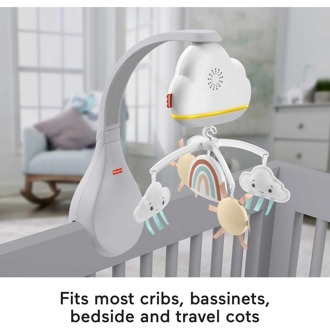 Rainbow Showers Mobile with Music & Night Light