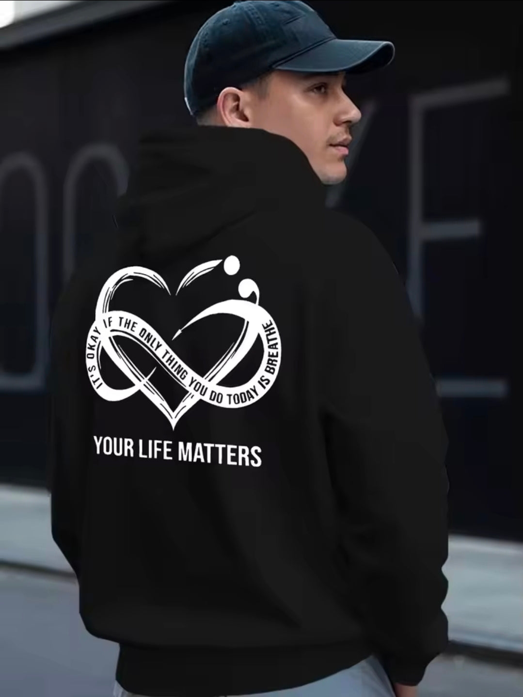 Mens Your Life Matters Hoodie