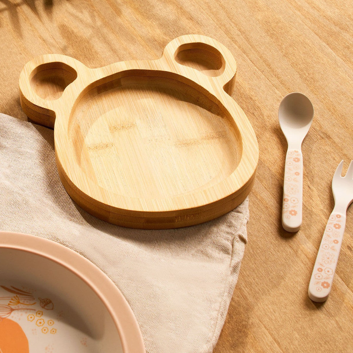 Kids Wooden Bear Serving Board