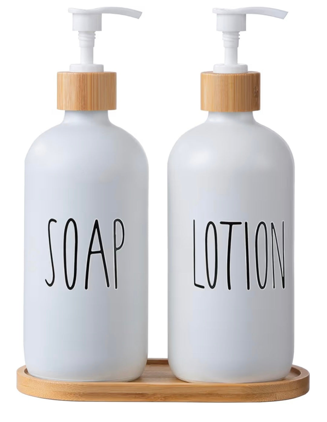 Soap Dispenser Set of 2 - soap and lotion