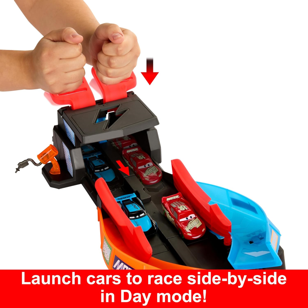 Glow Racers Launch ‘N Criss-Cross Playset