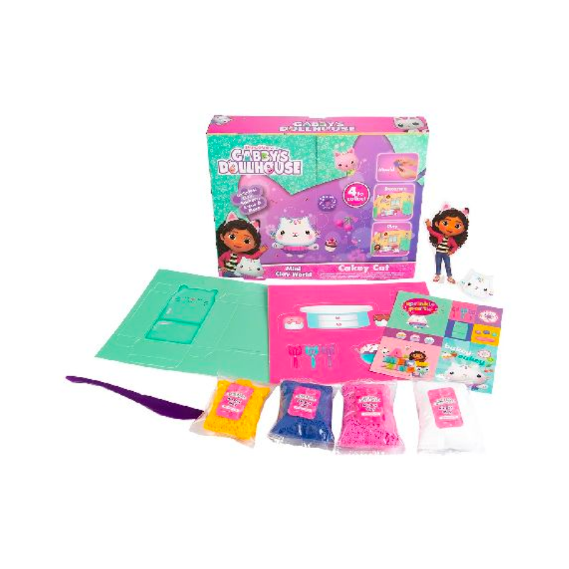 Dollhouse Mini Clay World - Cakey Cat