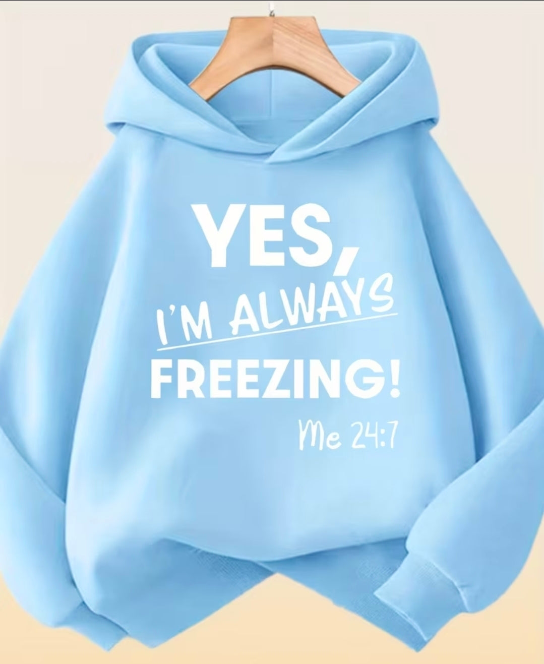 Yes I'm Always Freezing Hoody