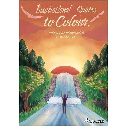 Inspirational Quotes Colouring Book