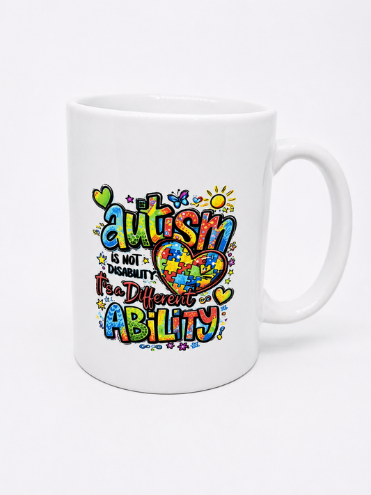 Autism different ability mug