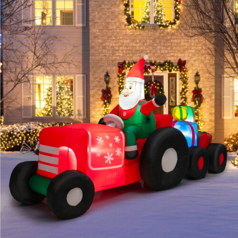 9ft Long Christmas Inflatable Train