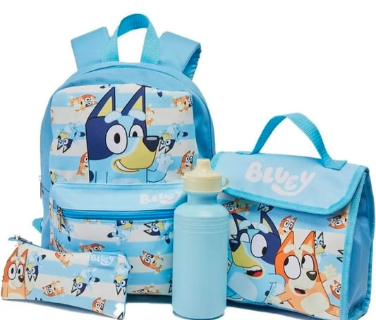 Blue Dog Back To School Set