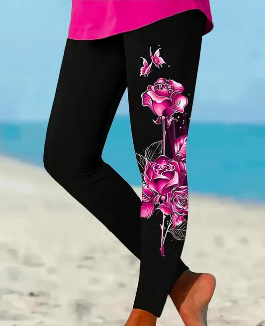 Floral Print Leggings