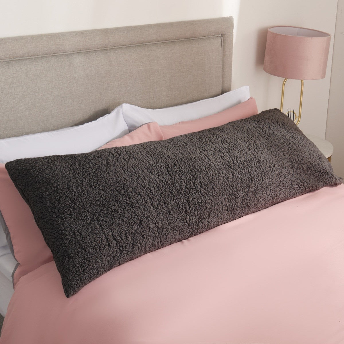 Teddy bolster pillow