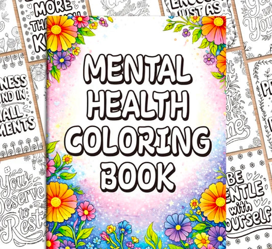 Mental Health Colouring Book