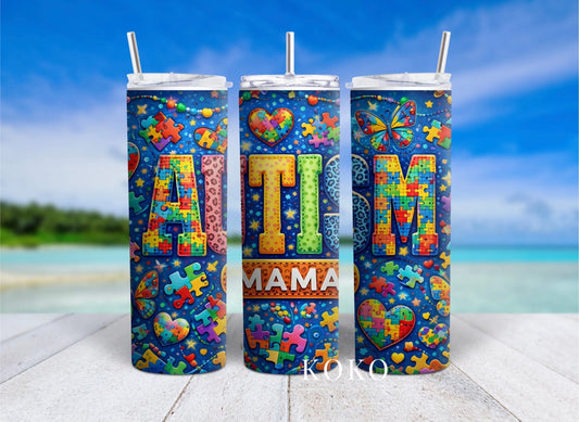 Autism Mama Tumbler