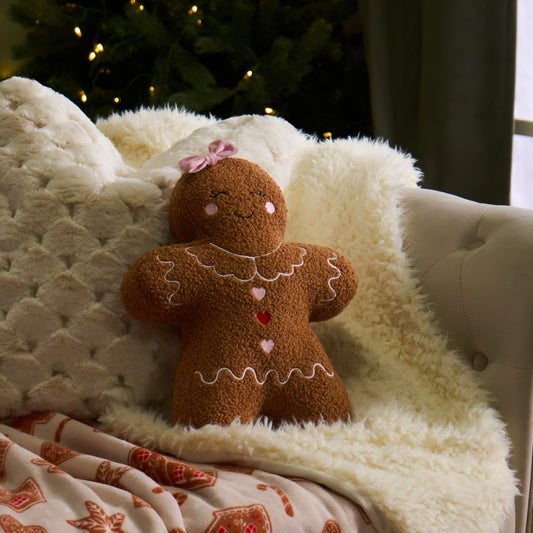 Toffee the Gingerbread Girl Cushion