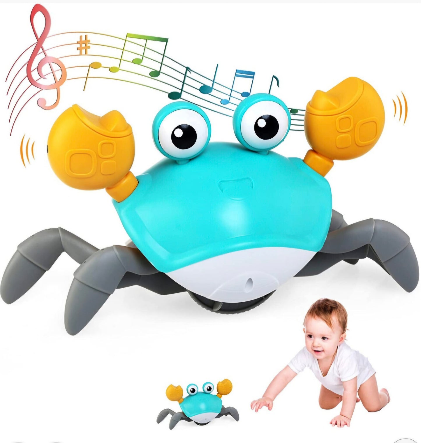 Dancing Crab Toy With Music and Led Light up
