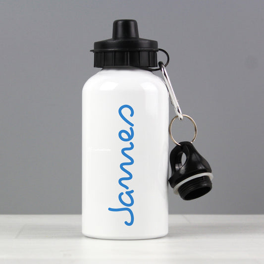 Personalised Pink/Blue Name Drinks Bottle