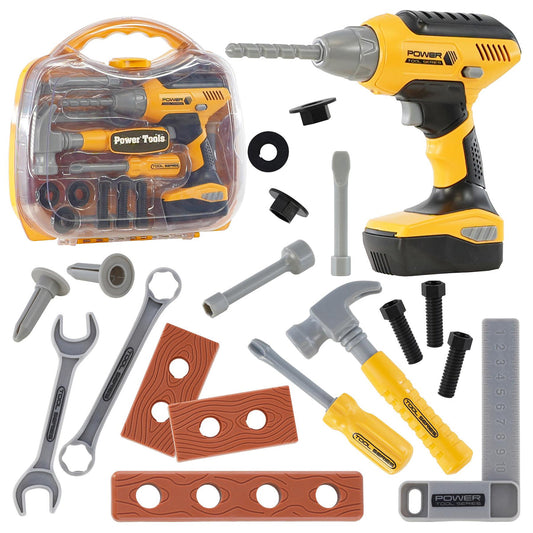 20 Piece Kids Tool Set with Carrying Case